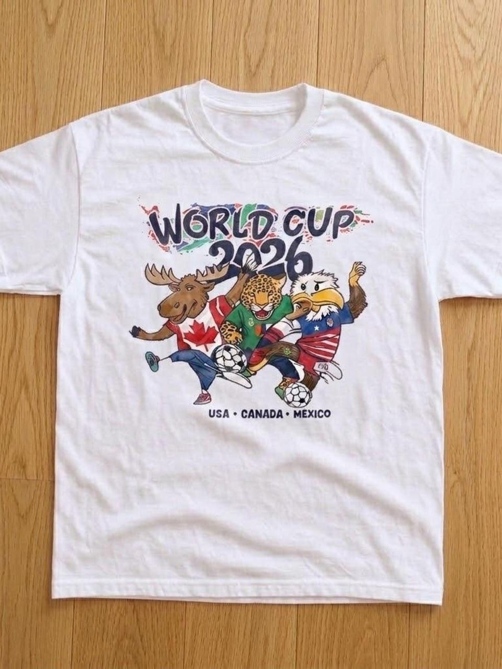 World Cup 2026 Graphic Tee - White